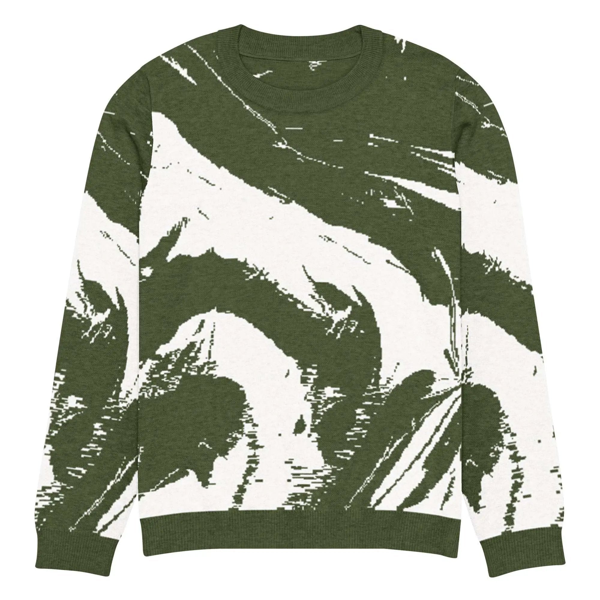 Knitted Crew Neck Sweater