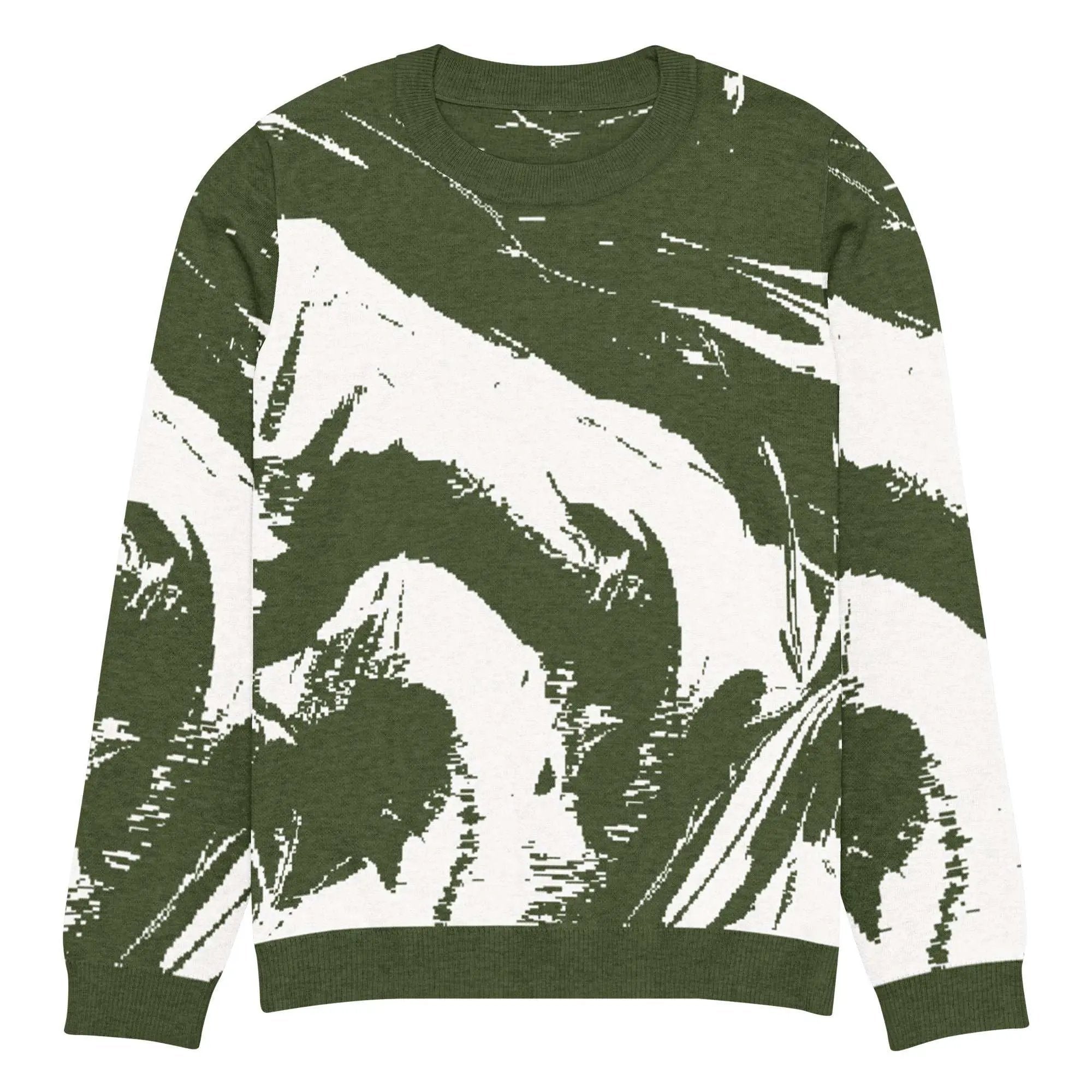  Knitted Crew Neck Sweater