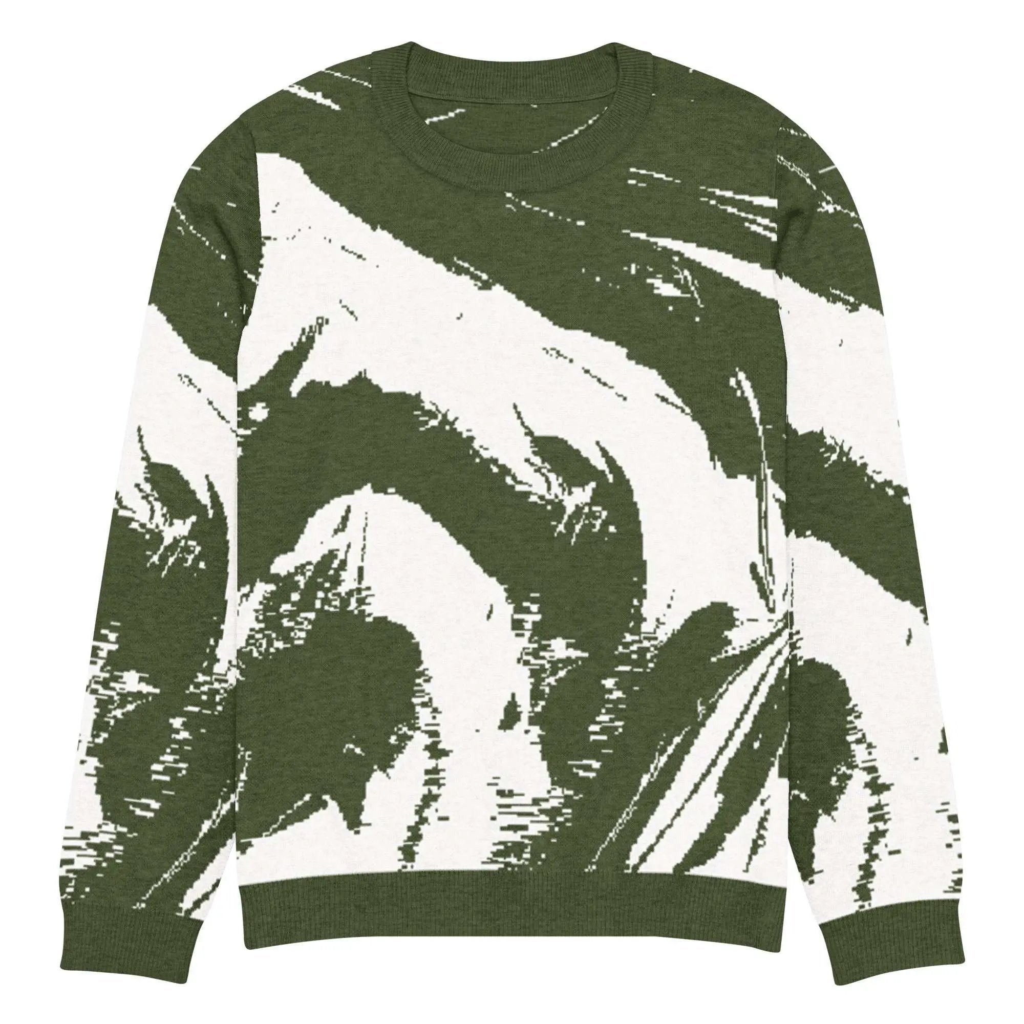 Knitted Crew Neck Sweater