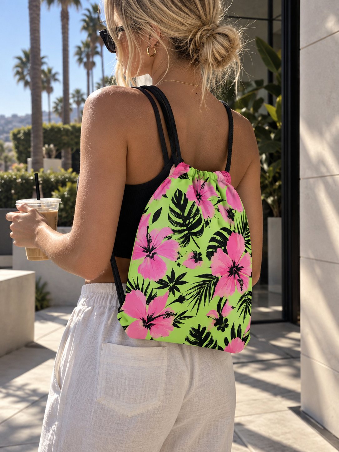 Tripical bloom bag