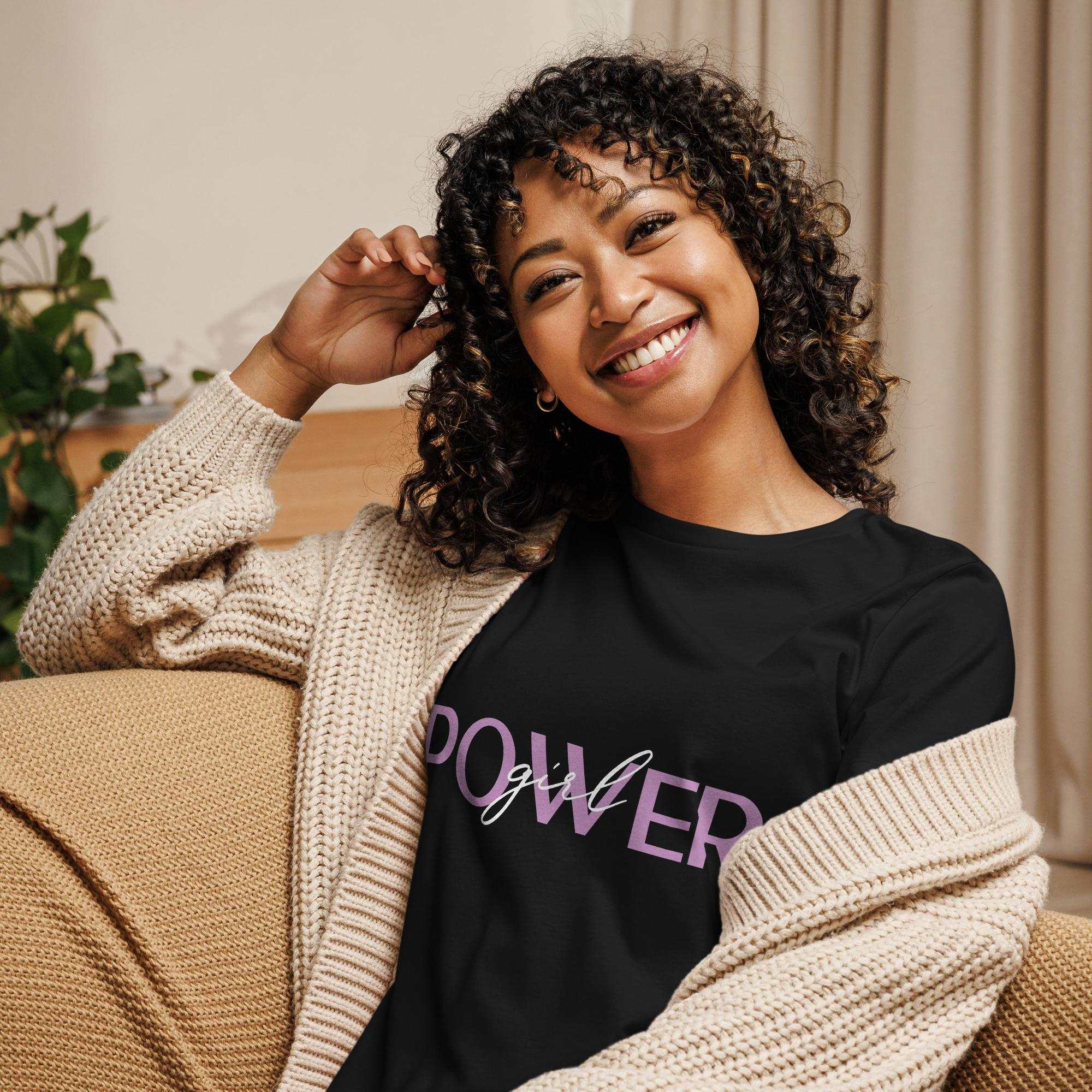 GIRL POWER Women Relaxed T-Shirt 