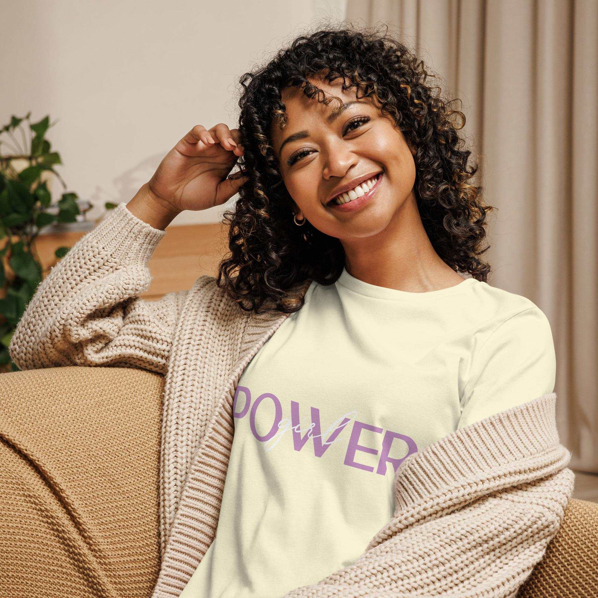 GIRL POWER Women Relaxed T-Shirt 